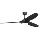 Confort visuel Ventilateur  Collection 3SLNSM60MBKD Selen Plafonnier LED intelligent Ventilateur 