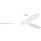 Confort visuel Ventilateur  Collection 3SLNSM60RZWD Selen Smart LED Ceiling Ventilateur 