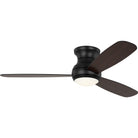 Confort visuel Ventilateur  Collection 3OBSHR52MBKD Orbis Hugger Plafonnier LED Ventilateur 