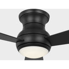 Confort visuel Ventilateur  Collection 3OBSHR52MBKD Orbis Hugger Plafonnier LED Ventilateur 