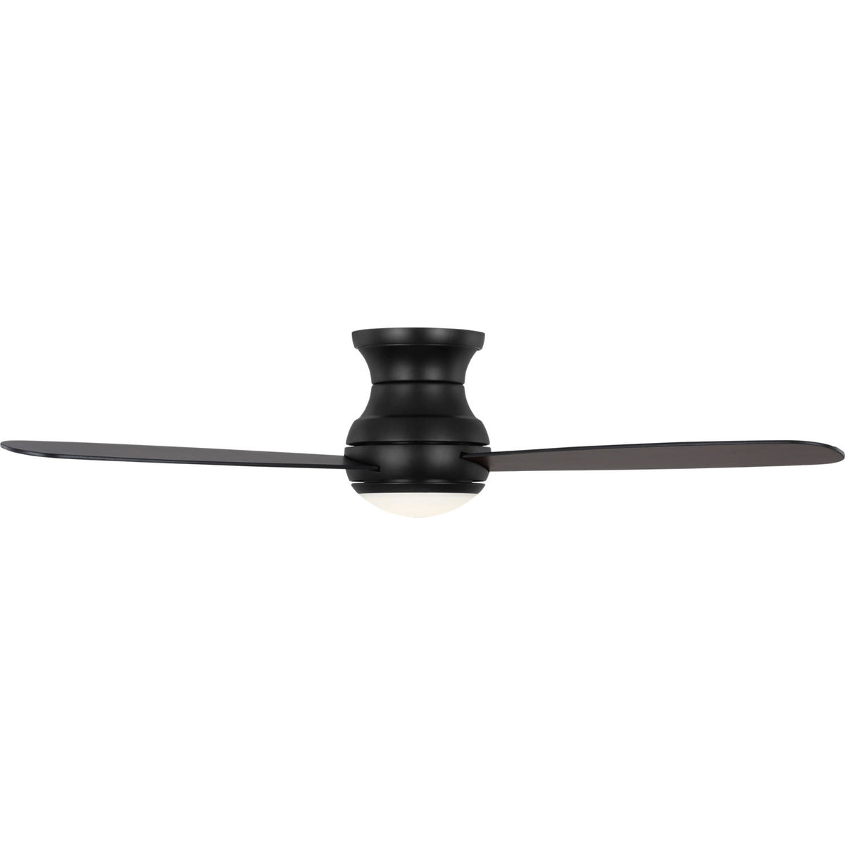 Confort visuel Ventilateur  Collection 3OBSHR52MBKD Orbis Hugger Plafonnier LED Ventilateur 