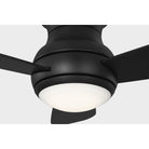 Confort visuel Ventilateur  Collection 3OBSHR32MBKD Orbis Hugger Plafonnier LED Ventilateur 