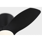 Confort visuel Ventilateur  Collection 3TTHR32MBKD Titus 32" Hugger LED Ceiling Ventilateur 