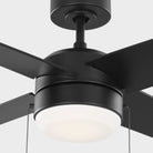 Visual Comfort Fan Collection 4LNI52MBKAWD Loni 52" LED Pull Chain Ceiling Fan