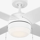 Visual Comfort Fan Collection 4LNI52RZWD Loni 52" LED Pull Chain Ceiling Fan