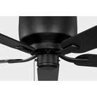 Confort visuel Ventilateur  Collection 5LDH52MBK Linden 52" Hugger Ceiling Ventilateur 