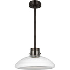 Collection moderne Visual Comfort - AKPD594WDBBZCE - Morgan 16 Suspension - Morgan - Bronze bruni et verre transparent