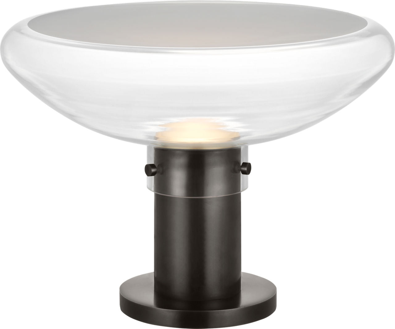Visual Comfort Modern Collection - AKTB681WDBBZCE - Morgan 16 Table Lamp - Morgan - Burnished Bronze with Clear Glass
