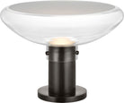 Collection moderne Visual Comfort - AKTB681WDBBZCE - Morgan 16 Lampe de table - Morgan - Bronze bruni et verre transparent