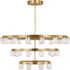 Collection moderne Visual Comfort - KWCH19627NB - Esfera Trois niveaux Très grand Suspendu - Esfera - Laiton naturel