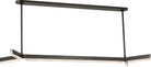 Visual Comfort Modern Collection - KWLS70827BZALB - Linea 55 Linear Chandelier - Linea - Bronze