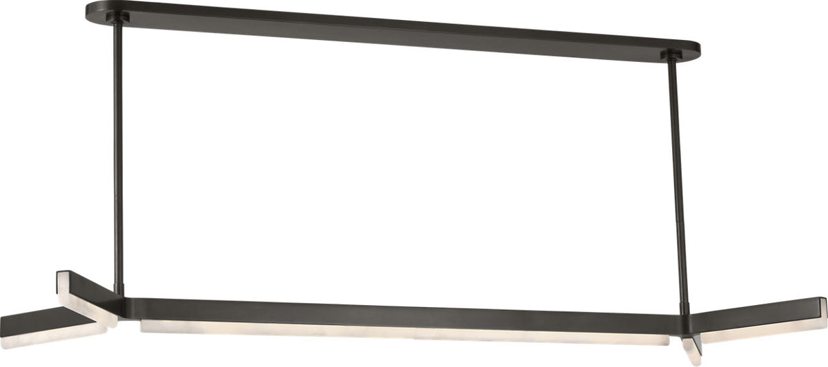 Visual Comfort Modern Collection - KWLS70827BZALB - Linea 55 Linear Chandelier - Linea - Bronze