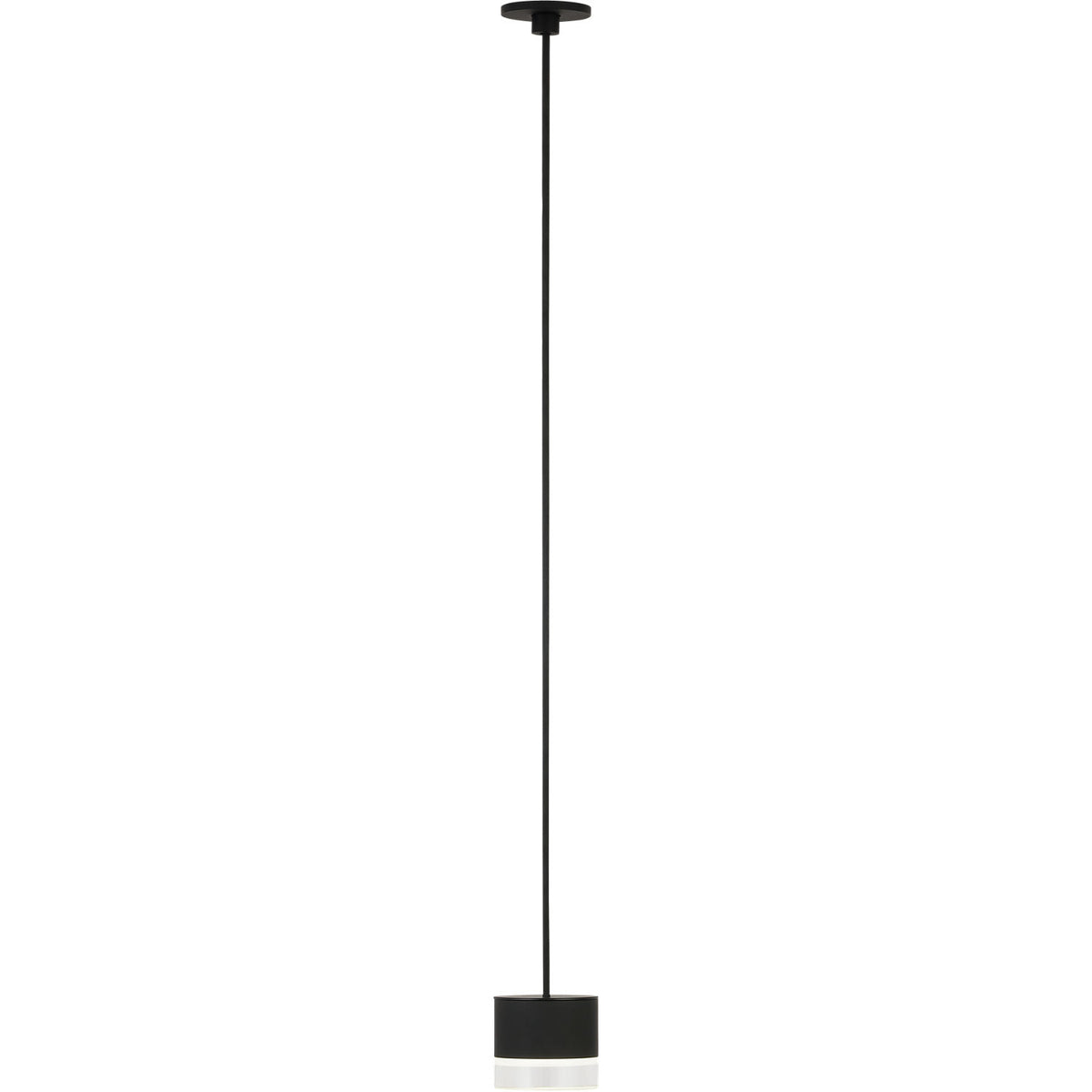 Visual Comfort Modern Collection 700TRSPAGBL1PB-LED930 Gable 1-Light Port Alone Pendant