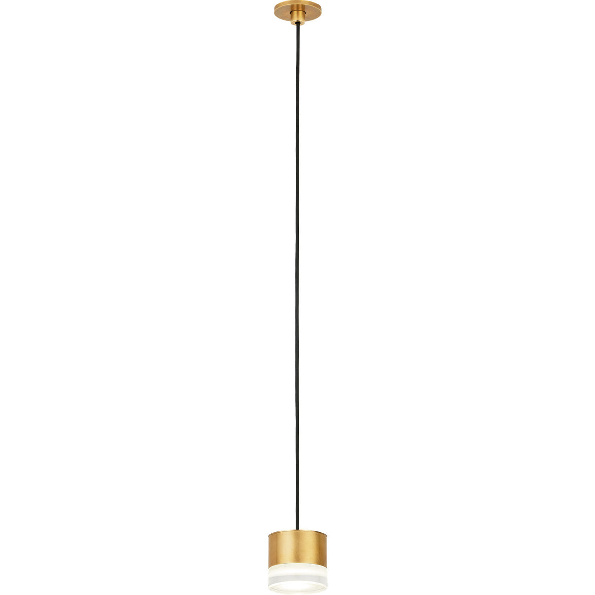 Visual Comfort Modern Collection 700TRSPAGBL1PNB-LED930 Gable 1-Light Port Alone Pendant