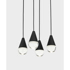 Visual Comfort Modern Collection 700TRSPCPA4RB-LED930 Cupola 4-Light Chandelier