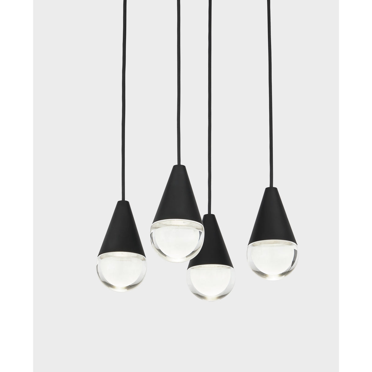 Visual Comfort Modern Collection 700TRSPCPA4RB-LED930 Cupola 4-Light Chandelier