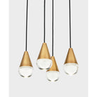 Visual Comfort Modern Collection 700TRSPCPA4RNB-LED930 Cupola 4-Light Chandelier