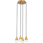 Visual Comfort Modern Collection 700TRSPCPA4RNB-LED930 Cupola 4-Light Chandelier