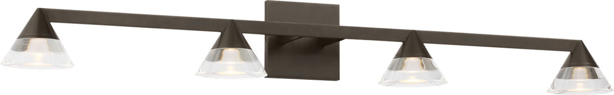Visual Comfort Modern Collection - SLBA76027BZCG - Midrand Crystal 36 Vanity - Midrand - Bronze