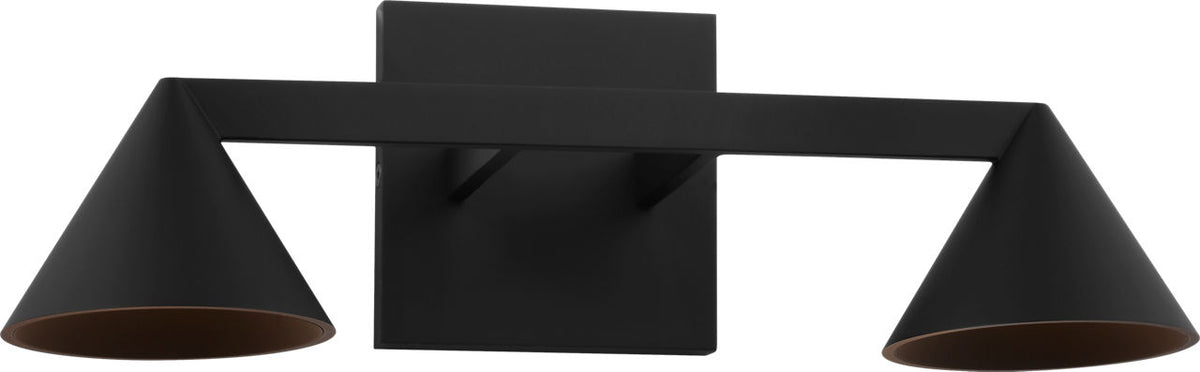 Visual Comfort Modern Collection - SLBA79027B - Midrand 15 Vanity - Midrand - Nightshade Black