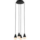 Visual Comfort Modern Collection SLCH51330B Cupola Alabaster 4-Light Chandelier