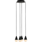 Visual Comfort Modern Collection SLCH51330B Cupola Alabaster 4-Light Chandelier