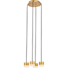 Collection moderne Visual Comfort SLCH52030HAB Pignon albâtre 4 lumières Suspendu