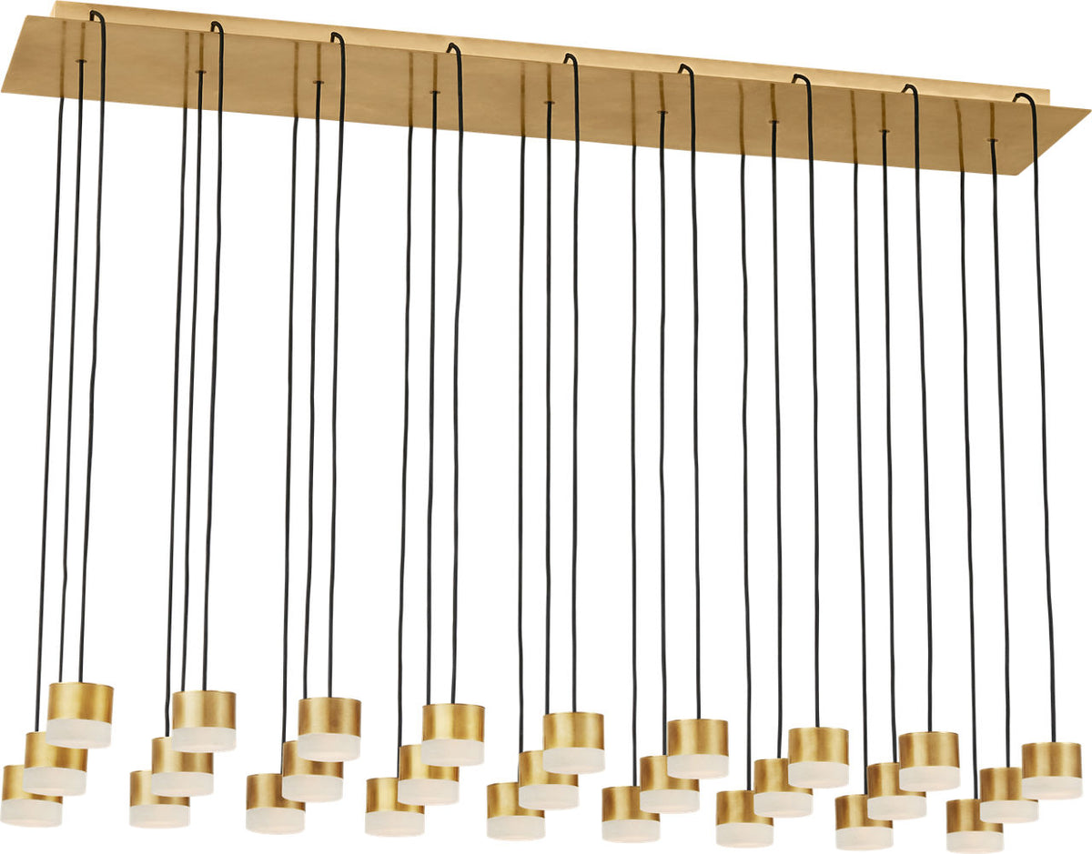 Gable Alabaster 27-Light Chandelier