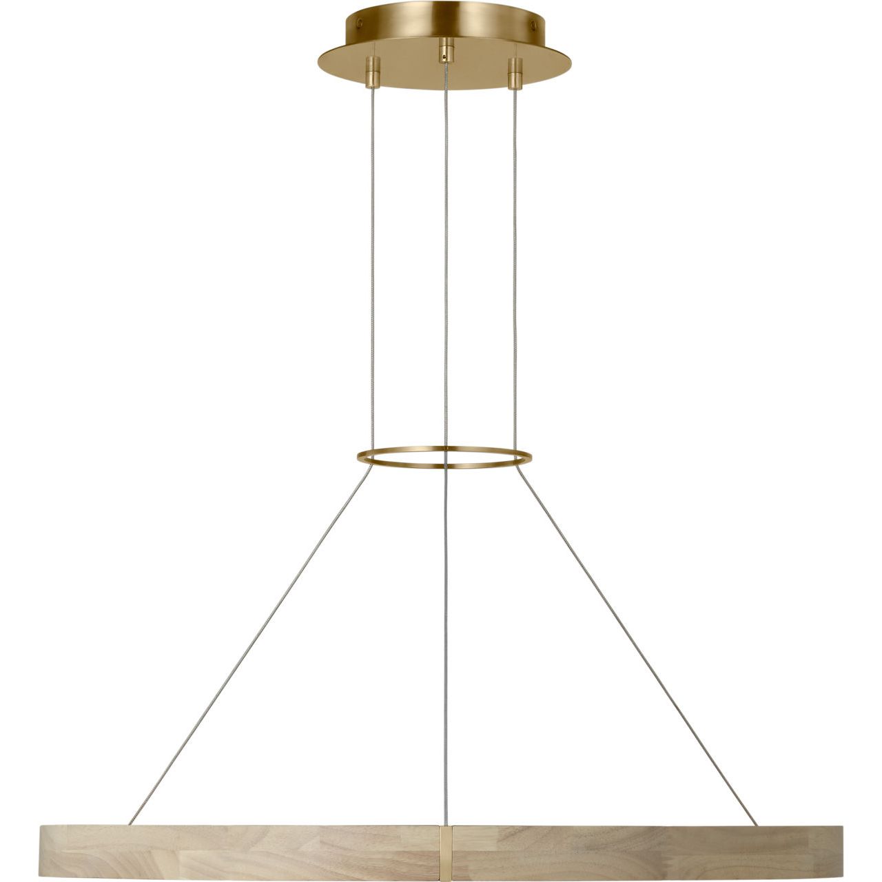 Visual Comfort Modern Collection - SLCH66027HABWWO - Ashok 31 Chandelier - Ashok - Hand-Rubbed Antique Brass
