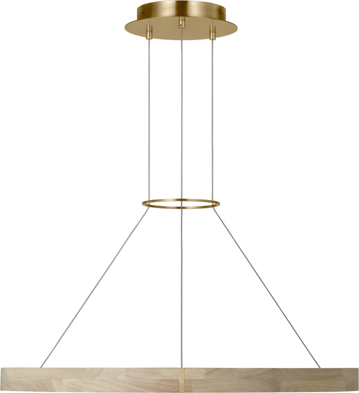 Visual Comfort Modern Collection - SLCH66027HABWWO - Ashok 31 Chandelier - Ashok - Hand-Rubbed Antique Brass