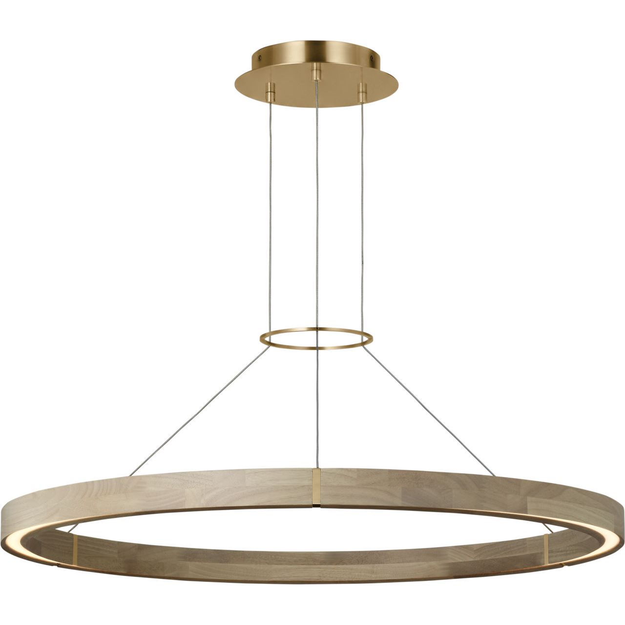 Visual Comfort Modern Collection - SLCH66127HABWWO - Ashok 37 Chandelier - Ashok - Hand-Rubbed Antique Brass