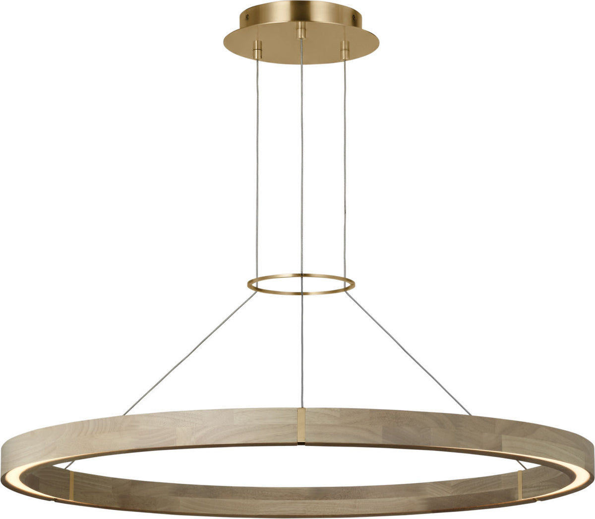 Visual Comfort Modern Collection - SLCH66127HABWWO - Ashok 37 Chandelier - Ashok - Hand-Rubbed Antique Brass
