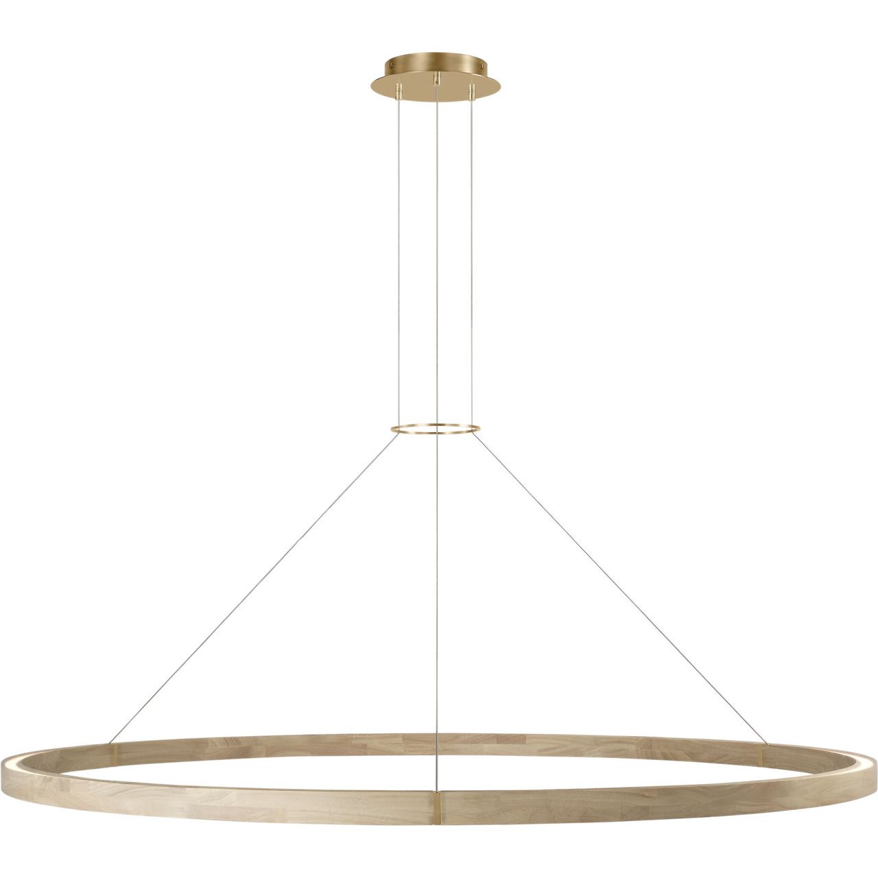 Visual Comfort Modern Collection - SLCH66327HABWWO - Ashok 65 Chandelier - Ashok - Hand-Rubbed Antique Brass