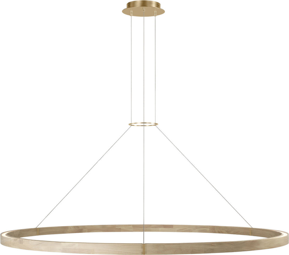 Visual Comfort Modern Collection - SLCH66327HABWWO - Ashok 65 Chandelier - Ashok - Hand-Rubbed Antique Brass