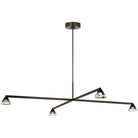 Collection Moderne Confort Visuel - SLCH75227BZCG - Midrand Crystal 52 Suspendu - Midrand - Bronze