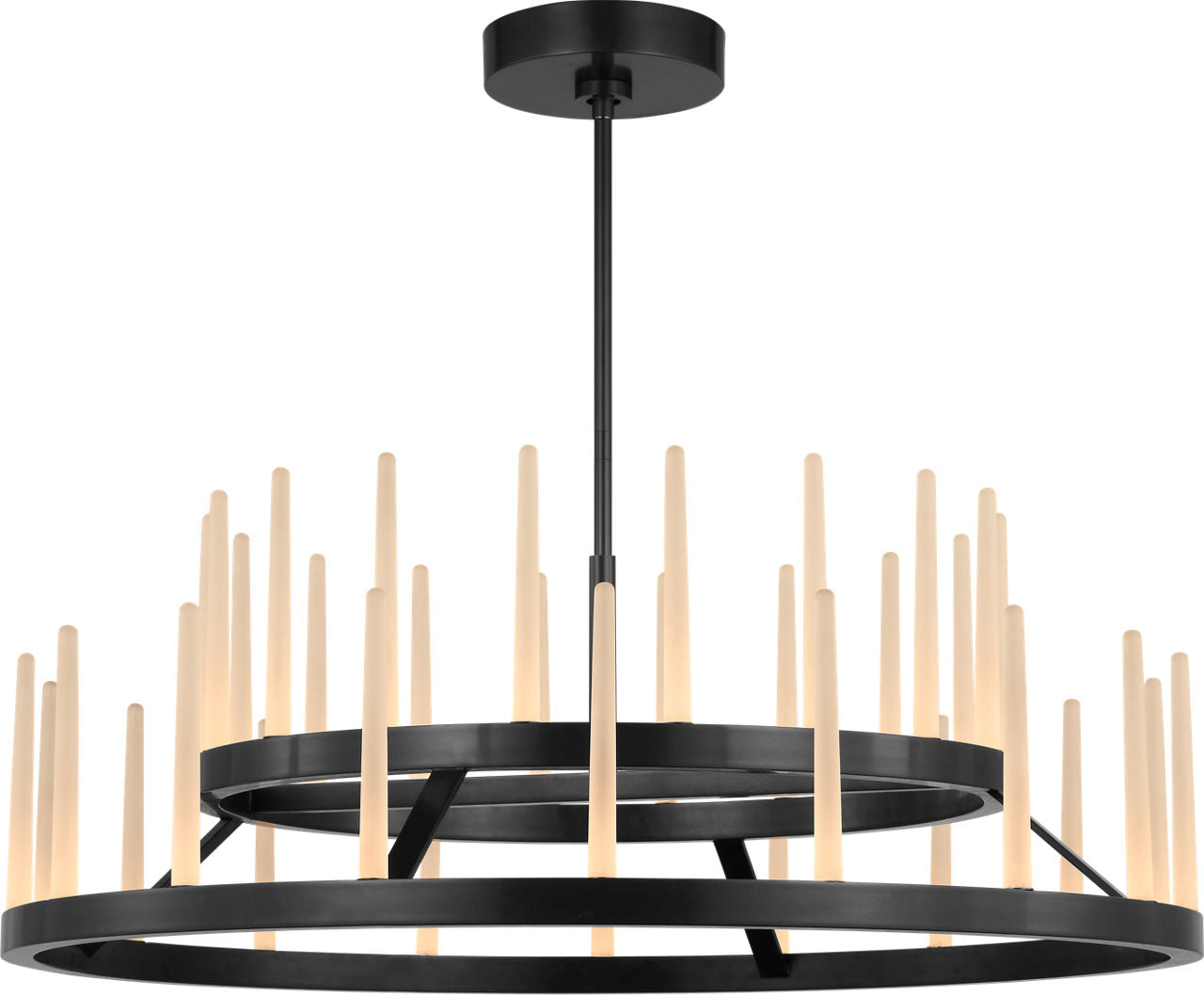 Collection Visual Comfort Modern - SLCH81022BZEG - Sagrada 36 Deux niveaux Suspendu - Sagrada - Bronze