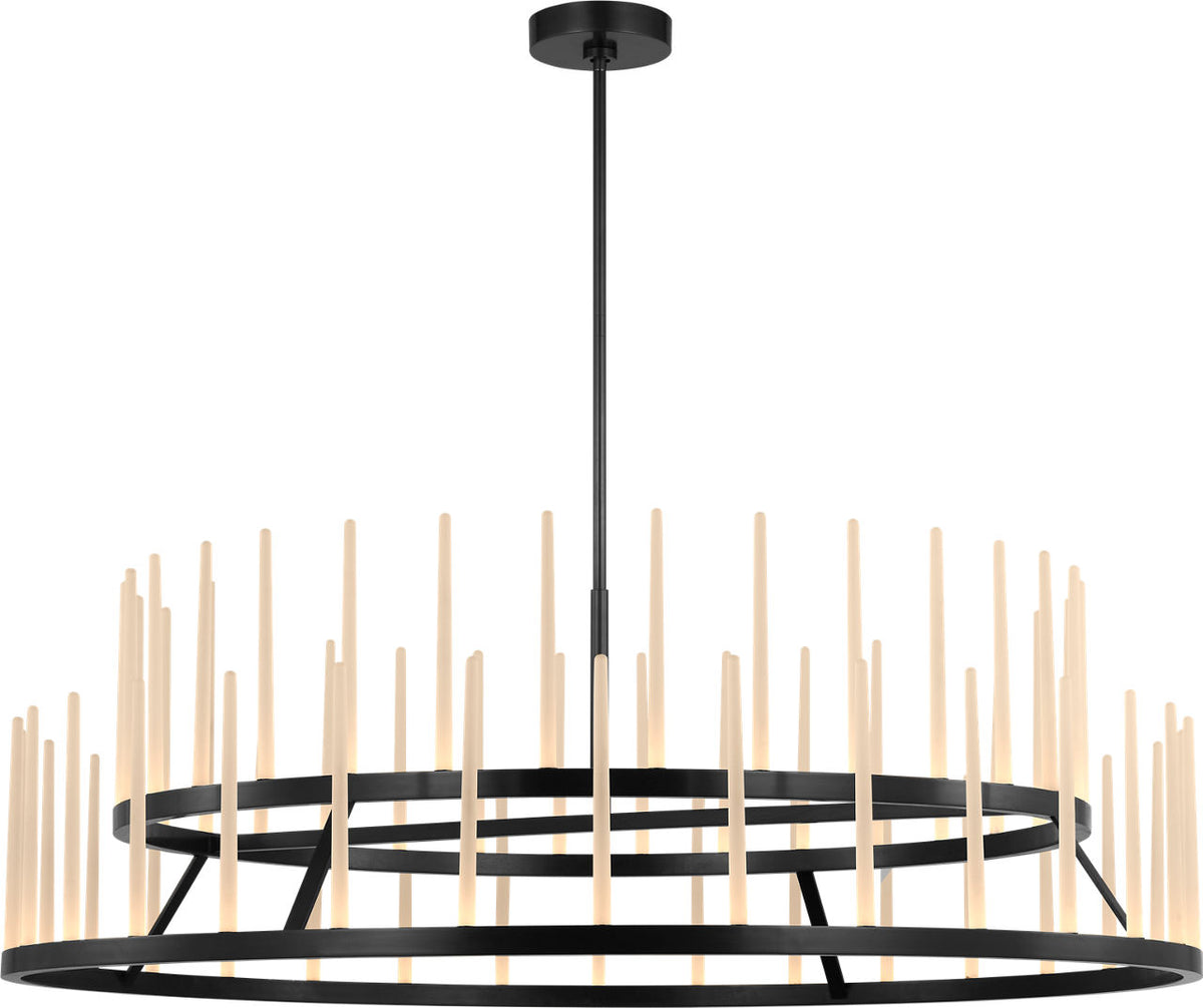 Collection moderne Visual Comfort - SLCH81222BZEG - Sagrada 60 Deux niveaux Suspendu - Sagrada - Bronze