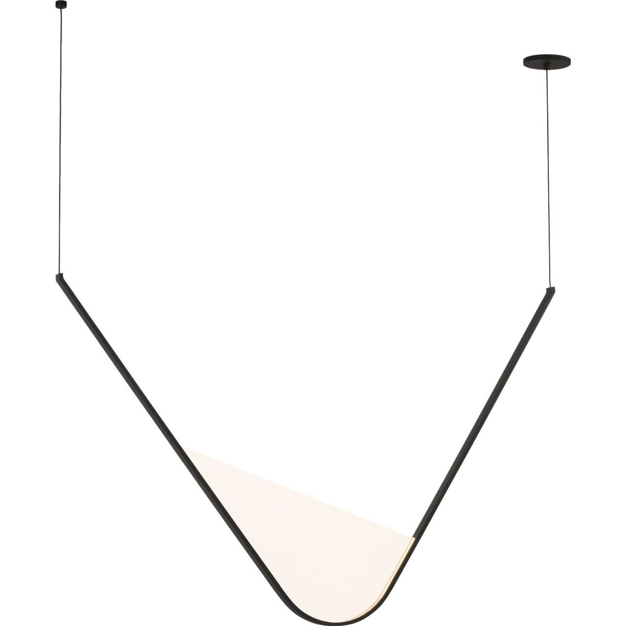 Visual Comfort Modern Collection - SLCH835SCTB - Mizu 48 Chandelier - Mizu - Nightshade Black