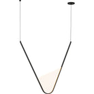 Collection moderne Visual Comfort - SLCH836SCTB - Mizu 33 Suspendu - Mizu - Noir de la nuit
