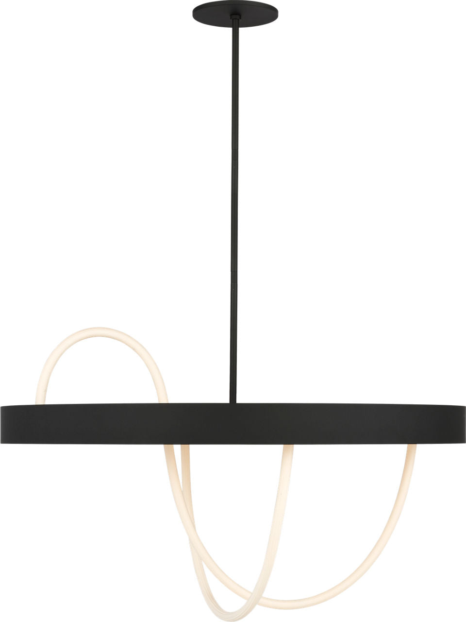 Visual Comfort Modern Collection - SLCH86427B - Uneri 38 Chandelier - Uneri - Nightshade Black