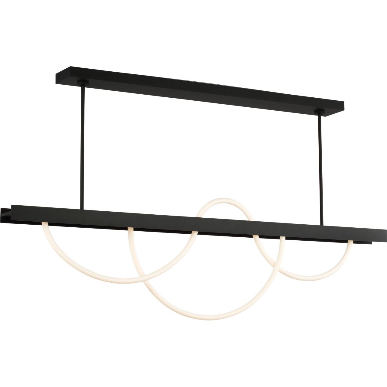 Visual Comfort Modern Collection - SLLS83927B - Uneri 62 Linear Chandelier - Uneri - Nightshade Black