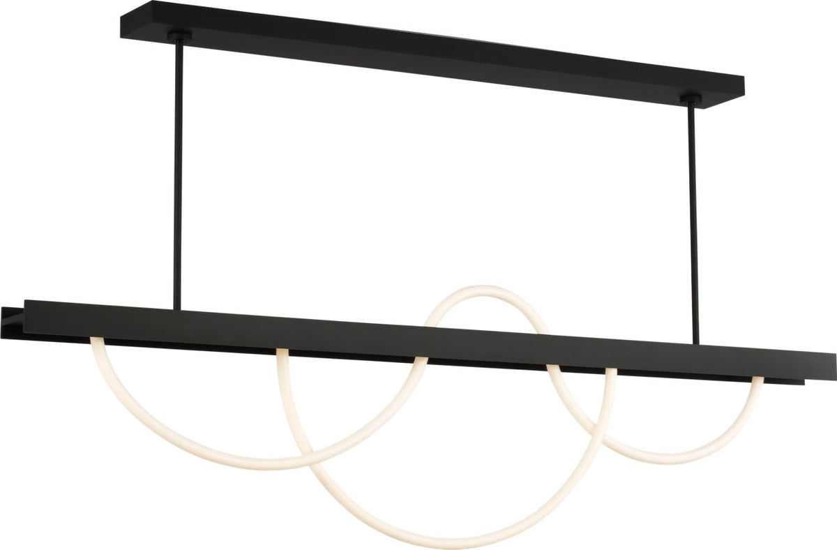 Visual Comfort Modern Collection - SLLS83927B - Uneri 62 Linear Chandelier - Uneri - Nightshade Black