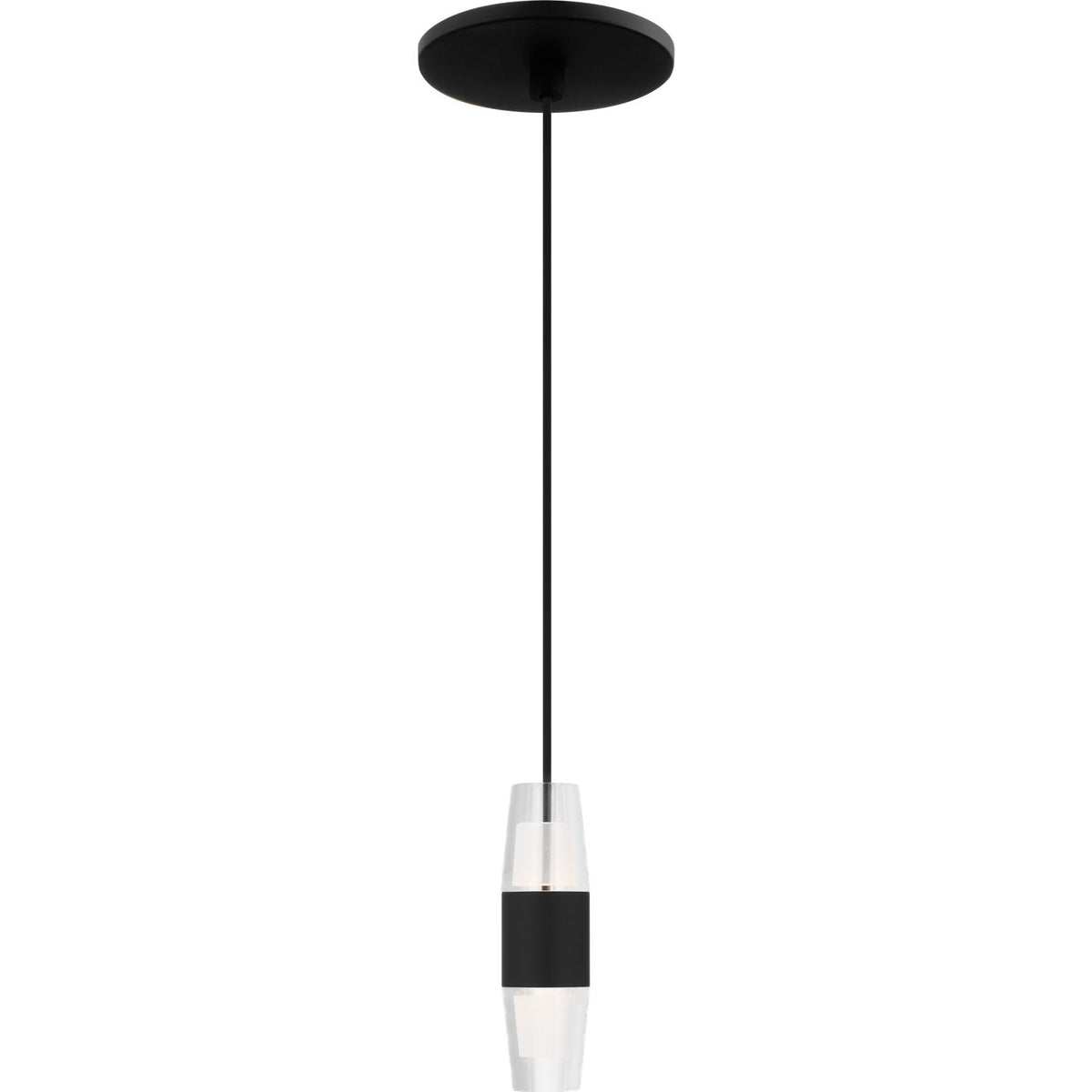 Collection moderne Visual Comfort SLPD38127B Lassell 1 lumière Suspension