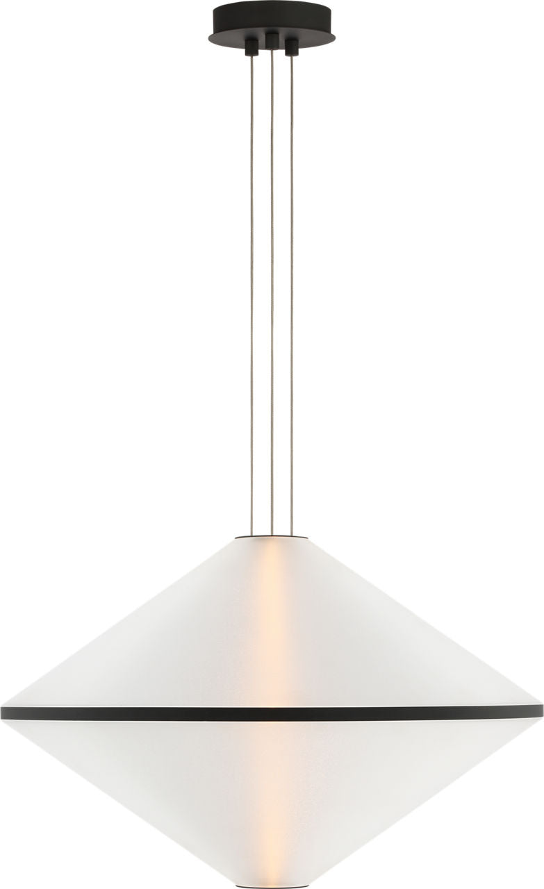 Visual Comfort Modern Collection - SLPD764SCTBOA - Bicono 22 Pendant - Bicono - Nightshade Black
