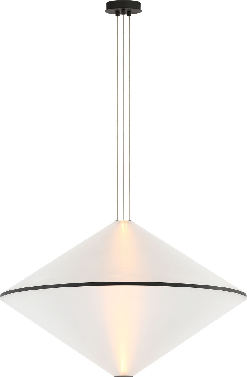 Visual Comfort Modern Collection - SLPD765SCTBOA - Bicono 38 Pendant - Bicono - Nightshade Black