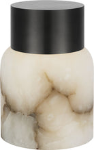Visual Comfort Modern Collection - SLTB66527BZALB - Caspe Alabaster 7 Rechargeable Table Lamp - Caspe - Bronze