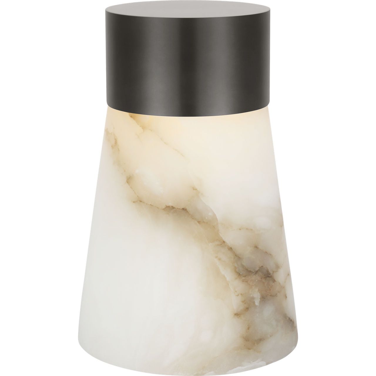 Visual Comfort Modern Collection - SLTB66727BZALB - Caspe Alabaster 8 Rechargeable Table Lamp - Caspe - Bronze