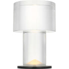 Collection Moderne Confort Visuel - SLTB74427BZCG - Beryl 13 Cylindre Lampe de table - Béryl - Bronze