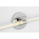 Meuble-lavabo rond Reiya SLV84227CHCA de la collection moderne Visual Comfort