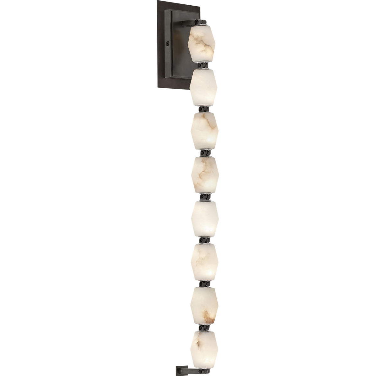 Visual Comfort Modern Collection SLWS54727ALBBZ Collier Alabaster Sconce